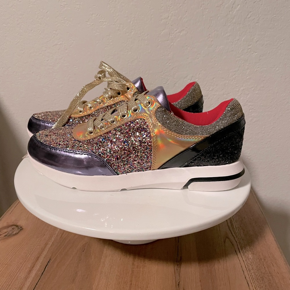 Madden Girl glitter sneakers, NWOT